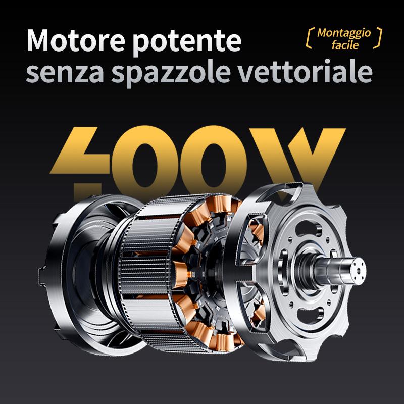 Monopattino Elettrico AOVOPRO – Grande Autonomia, Cestino Posteriore e Guida Sicura
