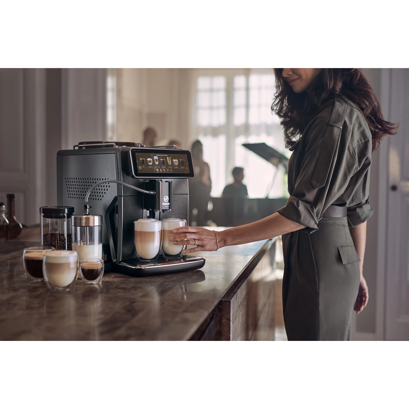 SmartCoffee Macchina da Caffè con Chicchi